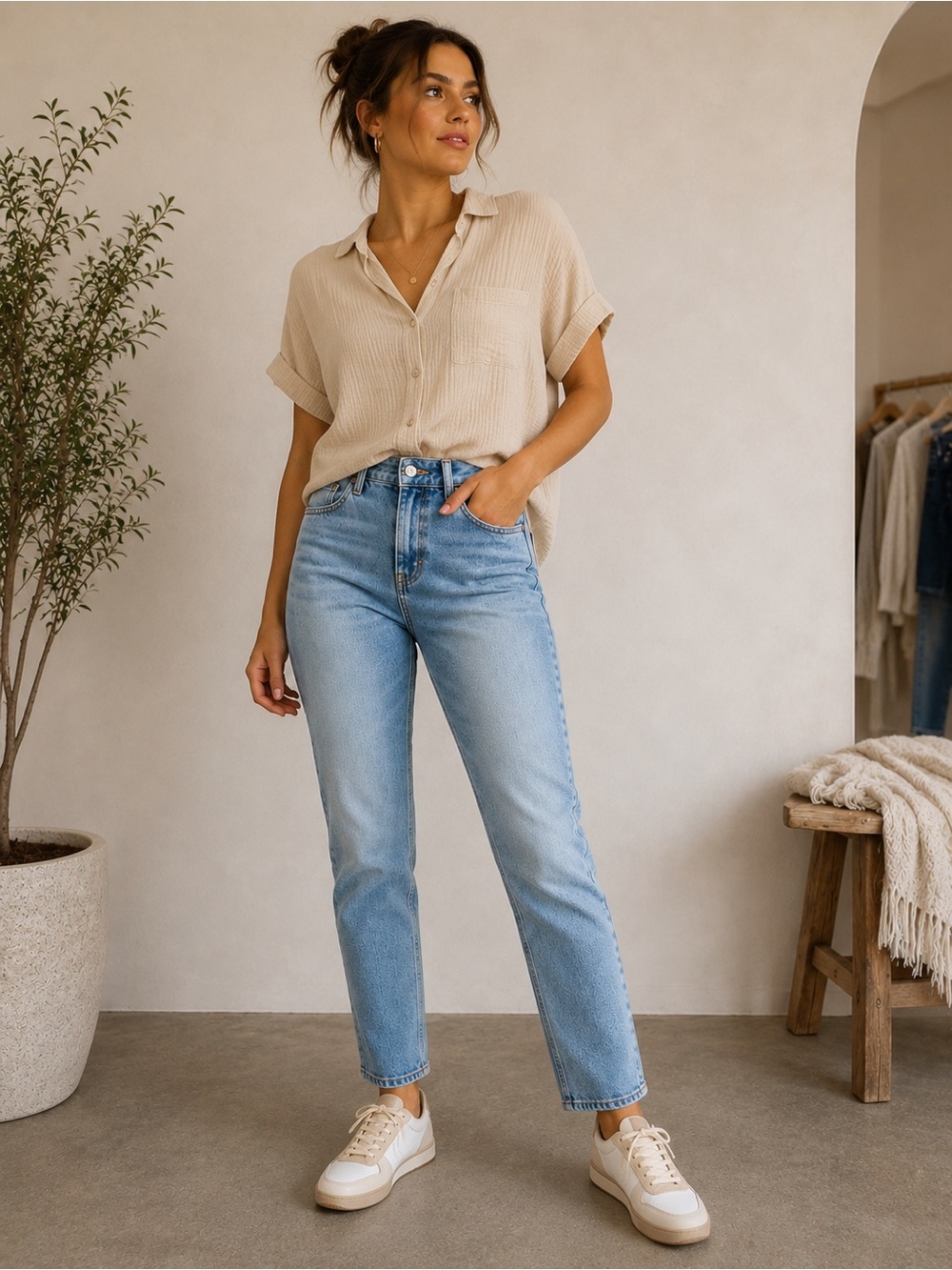 Judy Blue Slim Fit High Rise Jeans Size 5/27 Light Wash Denim